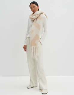Sjaal Binto Scarf Beige Online Bestellen*OPUS Cheap