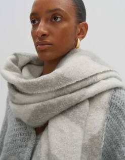 Sjaal Binto Scarf Grijs Online Bestellen*OPUS Discount
