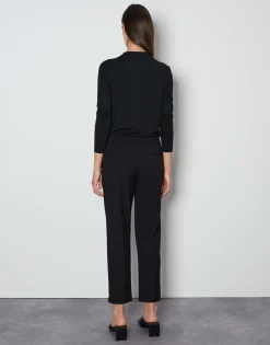 Slip-on Broek Charlie Pure Zwart Online Bestellen*OPUS Shop