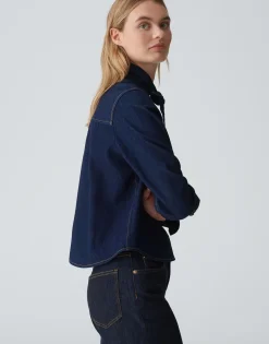 Spijkerblouse Farilla Blauw Online Bestellen*OPUS Shop