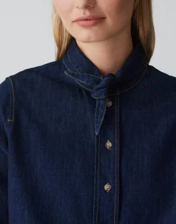 Spijkerblouse Farilla Blauw Online Bestellen*OPUS Shop