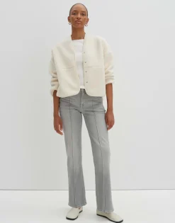 Sweatvest Uteddy Wit Online Bestellen*OPUS Discount