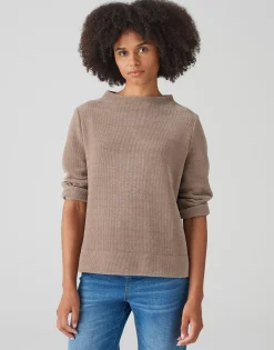 Trui Gelvet Bruin Online Bestellen*OPUS Store