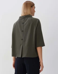 Trui Unoa Cropped Groen Online Bestellen*OPUS Shop
