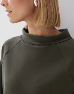 Trui Unoa Cropped Groen Online Bestellen*OPUS Shop