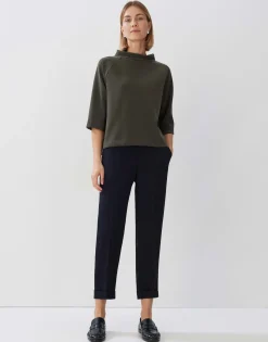 Trui Unoa Cropped Groen Online Bestellen*OPUS Shop