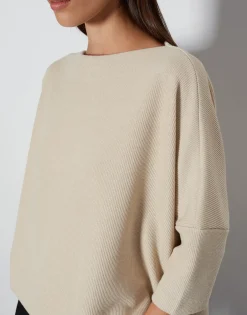Trui Ushiny Detail Beige Online Bestellen*OPUS New