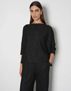 Trui Ushiny Detail Zwart Online Bestellen*OPUS Best Sale