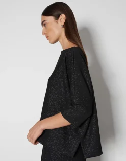Trui Ushiny Detail Zwart Online Bestellen*OPUS Best Sale