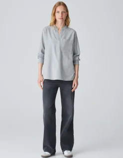 Tuniekblouse Fanell Grijs Online Bestellen*OPUS Clearance
