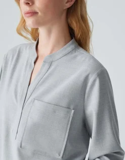 Tuniekblouse Fanell Grijs Online Bestellen*OPUS Clearance