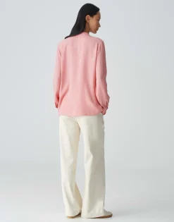 Tuniekblouse Fanell Roze Online Bestellen*OPUS Discount
