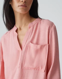 Tuniekblouse Fanell Roze Online Bestellen*OPUS Discount
