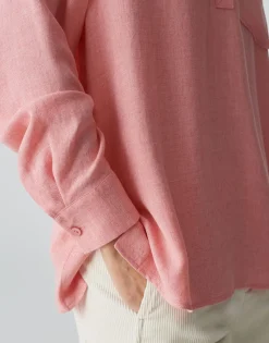 Tuniekblouse Fanell Roze Online Bestellen*OPUS Discount