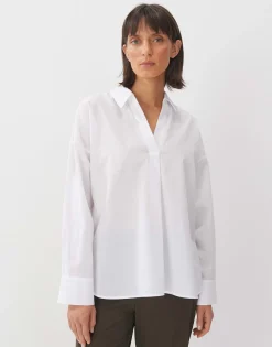 Tuniekblouse Zomi Detail Wit Online Bestellen*OPUS Best Sale