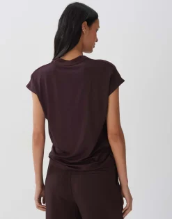 V-hals Shirt Kelcy Rood Online Bestellen*OPUS Sale
