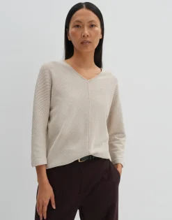 V-shirt Kayoma Beige Online Bestellen*OPUS Flash Sale