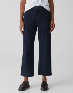 Wide Cropped Jeans Momito Blauw Online Bestellen*OPUS Cheap