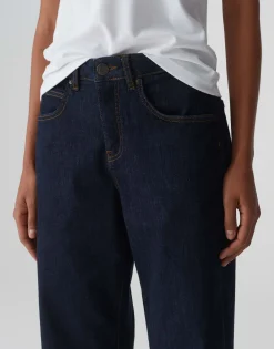 Wide Cropped Jeans Momito Blauw Online Bestellen*OPUS Cheap