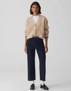 Wide Cropped Jeans Momito Blauw Online Bestellen*OPUS Cheap