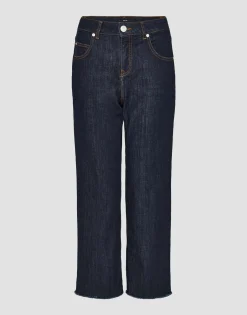 Wide Cropped Jeans Momito Blauw Online Bestellen*OPUS Cheap