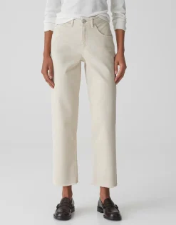 Wide Cropped Jeans Momito Color Beige Online Bestellen*OPUS Flash Sale