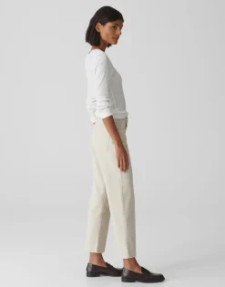 Wide Cropped Jeans Momito Color Beige Online Bestellen*OPUS Flash Sale