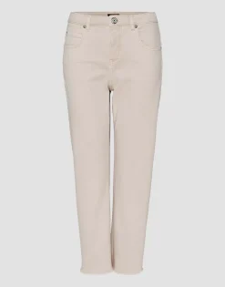 Wide Cropped Jeans Momito Color Beige Online Bestellen*OPUS Flash Sale