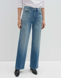 Wide Leg Jeans Cellma Iconic Blauw Online Bestellen*OPUS Sale