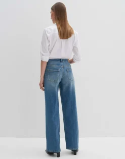 Wide Leg Jeans Cellma Iconic Blauw Online Bestellen*OPUS Sale