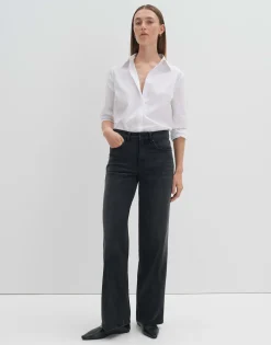 Wide Leg Jeans Cellma Iconic Zwart Online Bestellen*OPUS Online