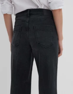 Wide Leg Jeans Cellma Iconic Zwart Online Bestellen*OPUS Online