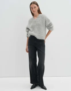 Wide Leg Jeans Cellma Iconic Zwart Online Bestellen*OPUS Online
