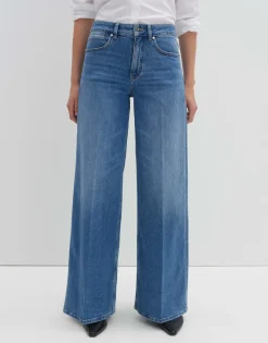 Wide Leg Jeans Cellma Palazzo Blauw Online Bestellen*OPUS Discount