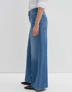 Wide Leg Jeans Cellma Palazzo Blauw Online Bestellen*OPUS Discount