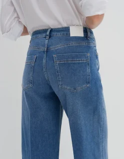 Wide Leg Jeans Cellma Palazzo Blauw Online Bestellen*OPUS Discount