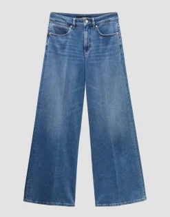 Wide Leg Jeans Cellma Palazzo Blauw Online Bestellen*OPUS Discount