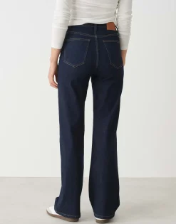 Wide Leg Jeans Marli Crisscross Blauw Online Bestellen*OPUS Best