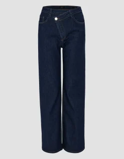 Wide Leg Jeans Marli Crisscross Blauw Online Bestellen*OPUS Best