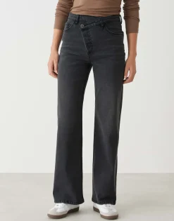 Wide Leg Jeans Marli Crisscross Grijs Online Bestellen*OPUS Outlet