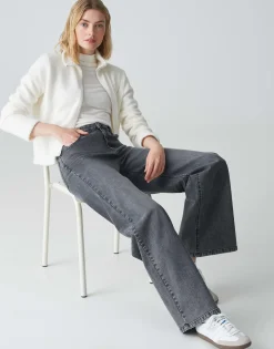 Wide Leg Jeans Marli Palazzo Grijs Online Bestellen*OPUS Fashion