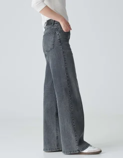 Wide Leg Jeans Marli Palazzo Grijs Online Bestellen*OPUS Fashion