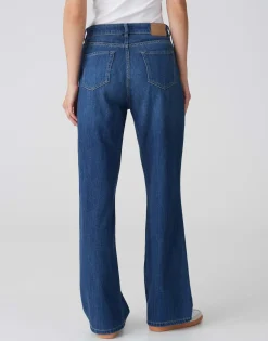 Wide Leg Jeans Maudea Blauw Online Bestellen*OPUS Cheap
