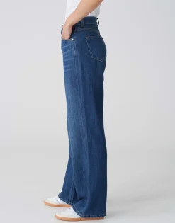 Wide Leg Jeans Maudea Blauw Online Bestellen*OPUS Cheap