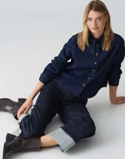 Wide Leg Jeans Mipo Blauw Online Bestellen*OPUS Sale