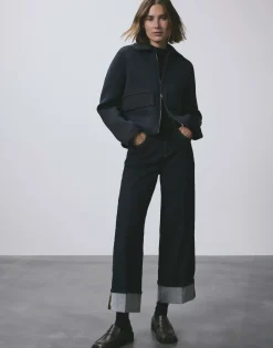 Wide Leg Jeans Mipo Blauw Online Bestellen*OPUS Sale