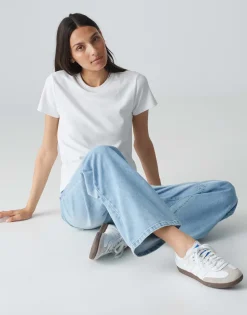 Wide Leg Jeans Mivy Blauw Online Bestellen*OPUS Outlet