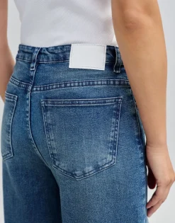 Wide Leg Jeans Mivy Blauw Online Bestellen*OPUS Best Sale