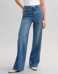 Wide Leg Jeans Mivy Blauw Online Bestellen*OPUS Online