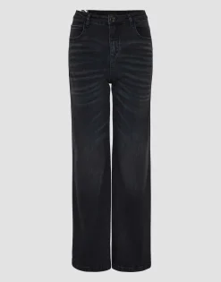 Wide Leg Jeans Mivy Zwart Online Bestellen*OPUS Best Sale